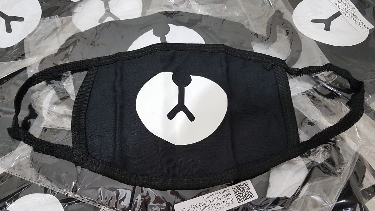 máscaras kpop ursinho kumamon kit com 2 r 49 80 em mercado livre
