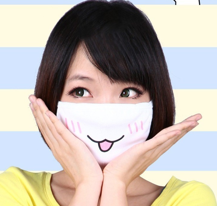 Mascarilla Tapaboca Anti Polvo Kawaii Anime Algodón - S/ 15,00 en