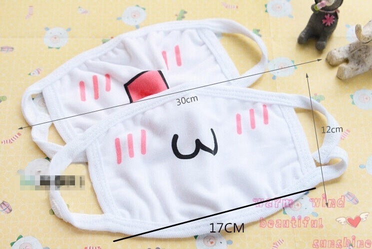Mascarilla Tapaboca Anti Polvo Kawaii Anime Algodón - S/ 15,00 en