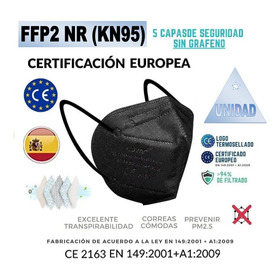 Mascarillas Ffp2 Homologadas Union Europea Filtro 5 Capas 