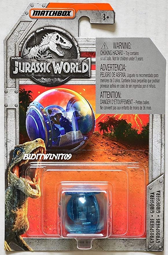Matchbox 2018-Jurassic World-gyrosphere-nuevo en caja original