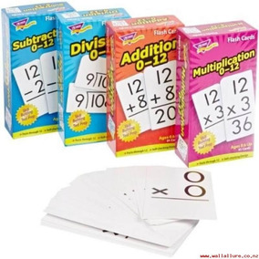 Trend Suma Divide Multiplica Matemática Flash Card Resta 34AR5jLq