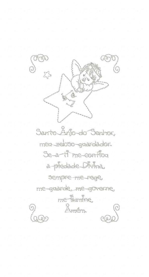 matriz de bordado bca7024 linda oracao anjo contorno r 15 00 em