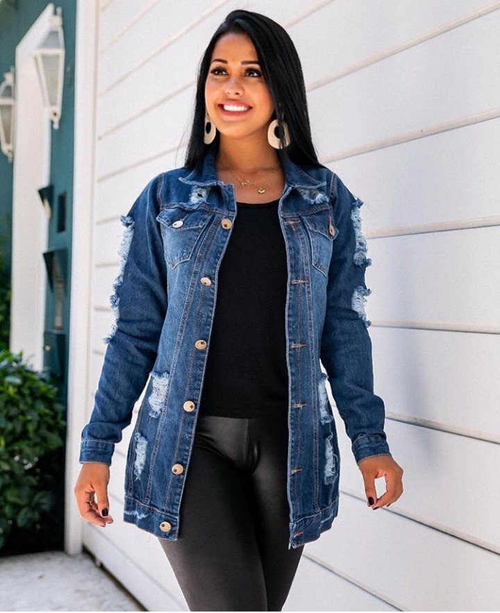 blazer jeans feminino 2019