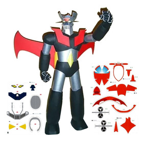 Mazinger Z 70 Cm Envío Archivos Papercraft X Email - roblox heroes online weapons roblox papercraft generator