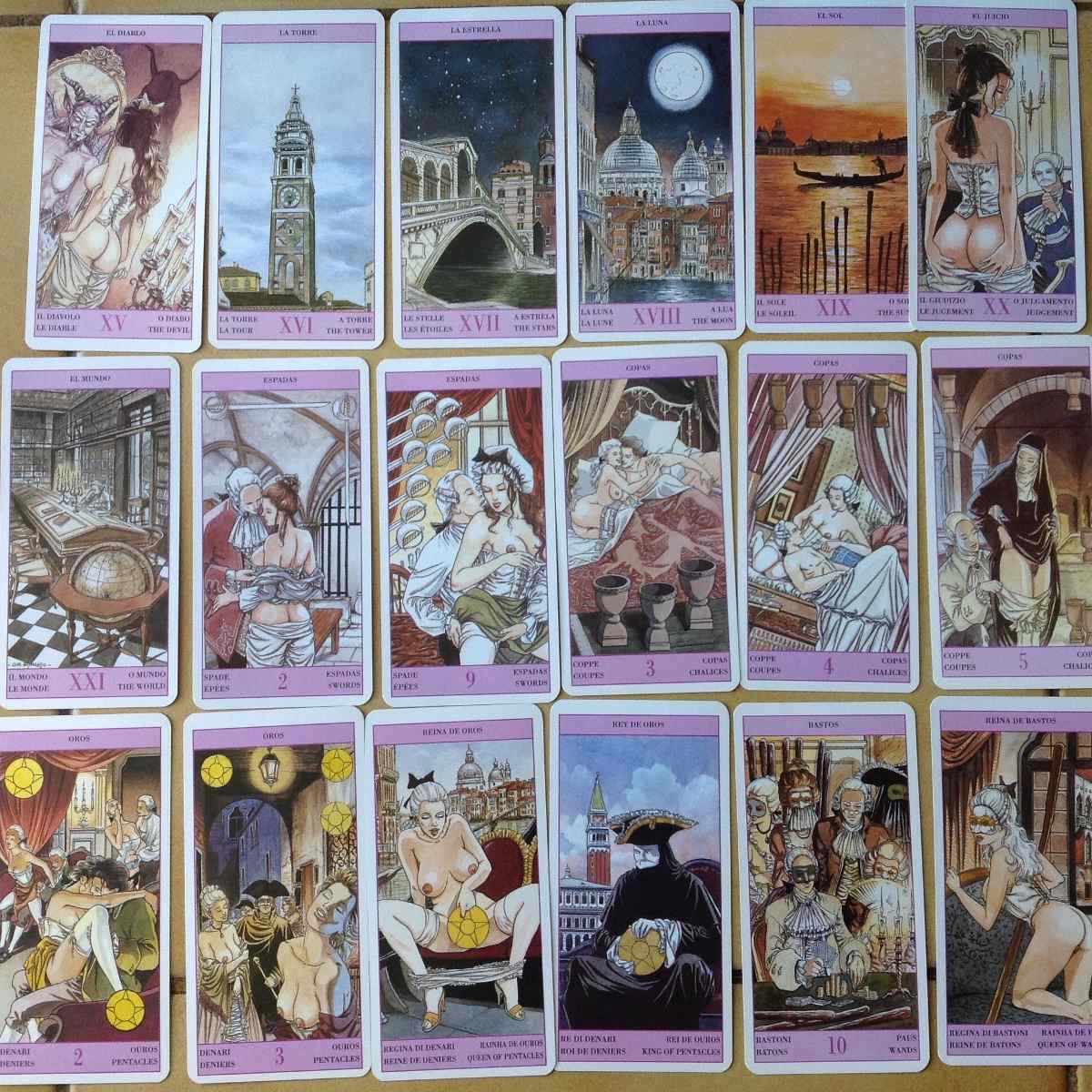 Mazo Cartas Tarot Erotico Casanova Coleccion Orbis Fabbri Mazo Cartas Tarot Erotico Casanova Coleccion Orbis Fabbri
