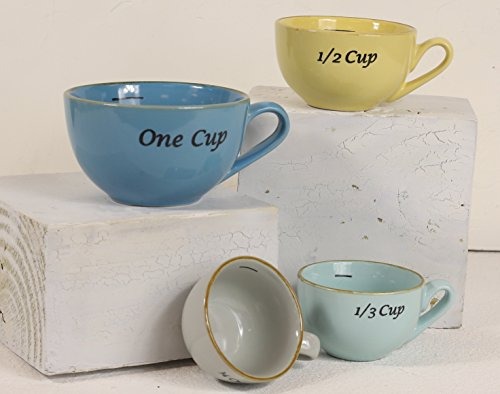 Measuring Mugs Set 1 Cup 12 Cup 13 Cup 14 Cup
