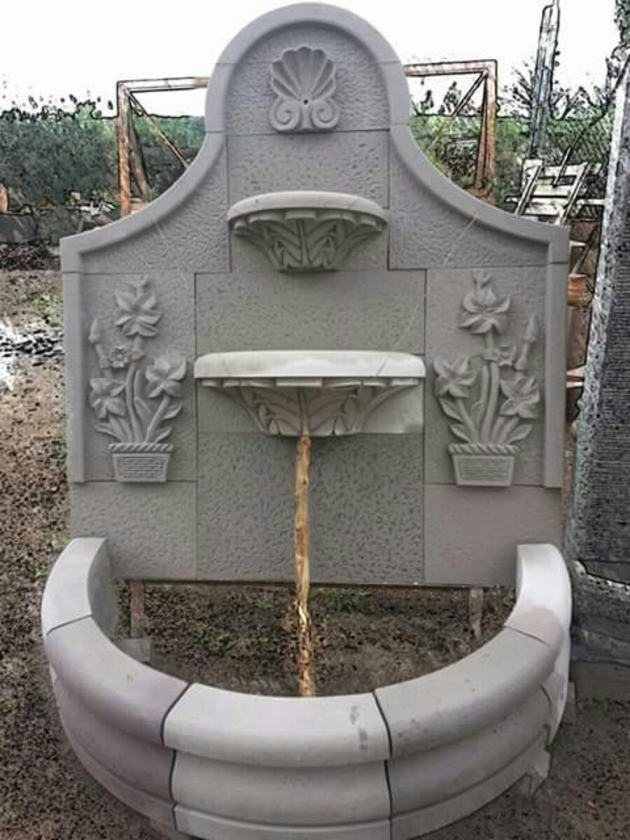 Fuentes De Pared De Cantera Media Fuente De Cantera De 1.7 Mts Altura - $ 5,450.00 en Mercado Libre