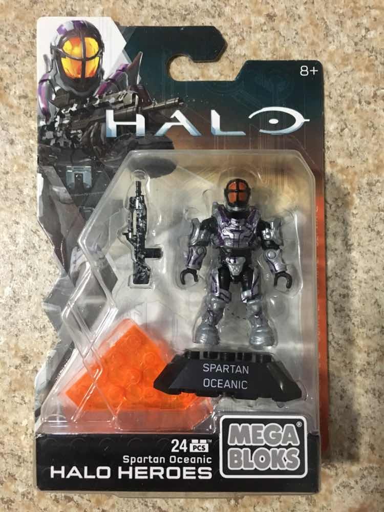 Mega Bloks Halo Heroes Series 2 Spartan Oceanic Figure #5