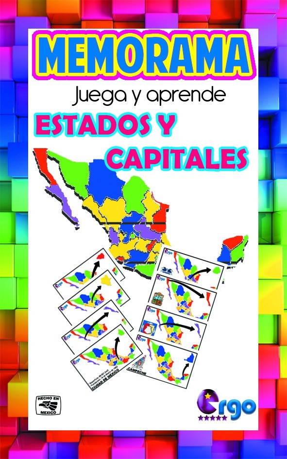 Memorama De Estados Y Capitales De Mexico Para Imprimir Memoramas Y