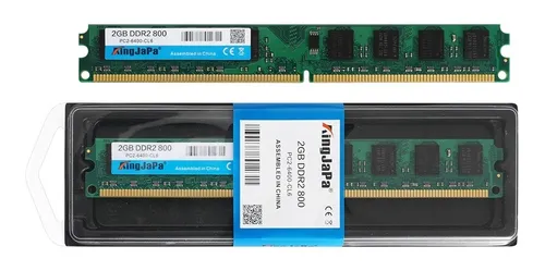 Memória 2gb Ddr2 800mhz Pc2-6400 Desktop Pc Garantia
