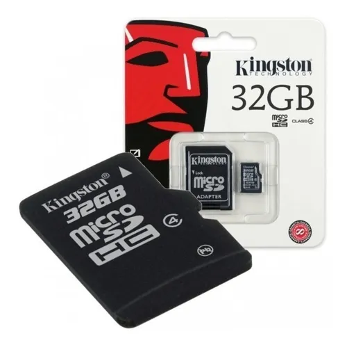 Memória Micro Sd 32gb Kingston Lacrado Ultrahd Classe 10