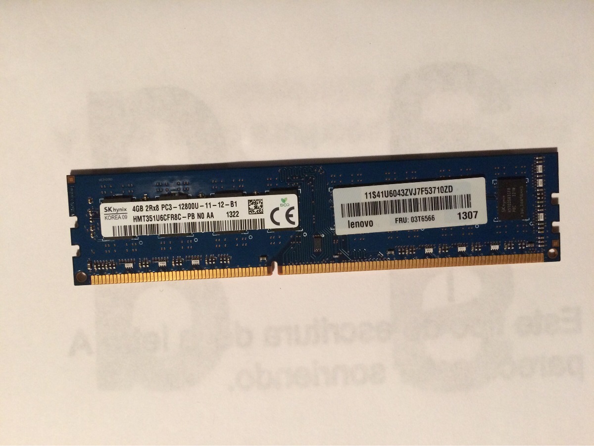 SK Hynix 4GB 2Rx8 PC3-12800U 11-12-B1 HMT351U6CFR8C-PB