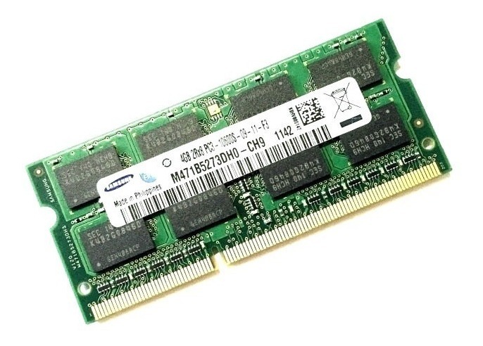 Memoria Ram Samsung Ddr3 4gb Pc3-10600 1333mhz Sodimm Laptop - U$S 54