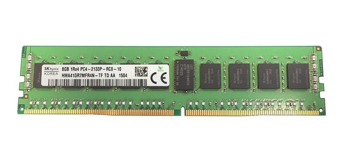 HYNIX HMA41GR7MFR4N-TF 8GB 1Rx4 DDR4 PC4-17000 2133P ECC REGISTERED MEMORY RAM