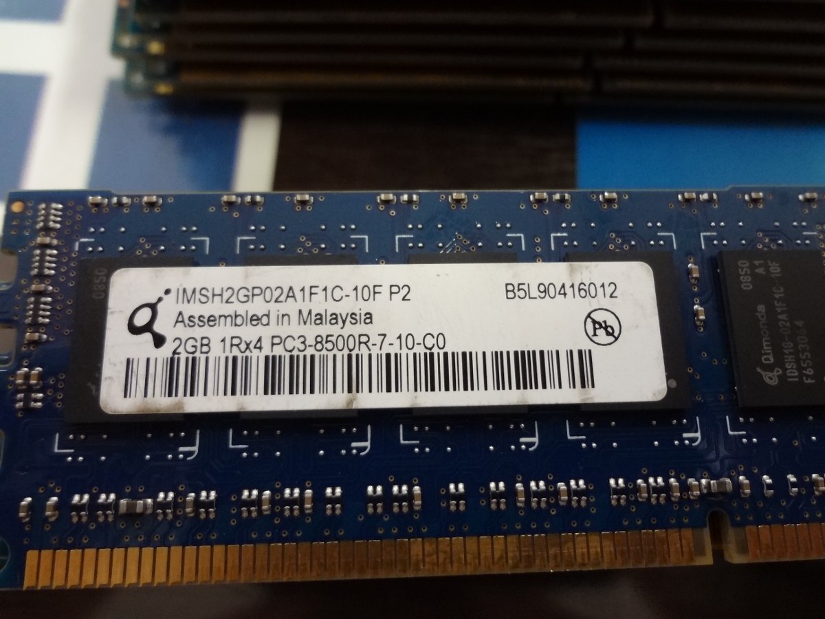 Dell 8GB 4x2GB ECC DDR3 PC3-10600R 1066MHz Server Memory SNPD841DC//2G