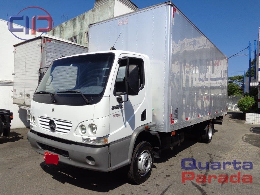 mercedes benz mb 915 c accelo baú de alumínio. Carregando zoom.