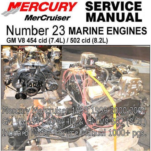 mercury marine inboard engine manuals