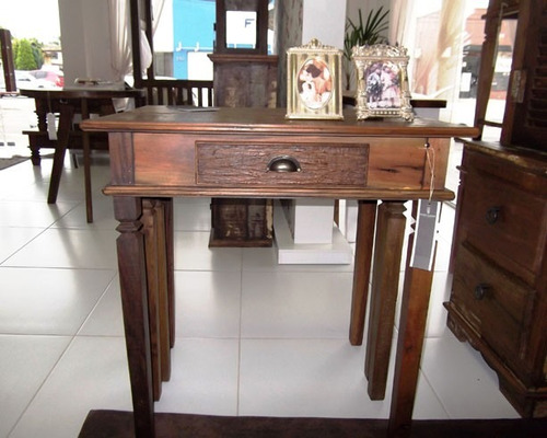 Mesa Aparador De Madeira De Demoliç u00e3o 01 Gaveta Peroba R$ 274,00 em Mercado Livre Armario Aço Escritorio ~ Mesa Aparador De Madeira De Demoliç u00e3o 01 Gaveta Peroba R$ 274,00 em Mercado Livre