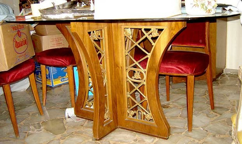 Mesa cocina comedor chica diseño retro vintage escandinavo ...