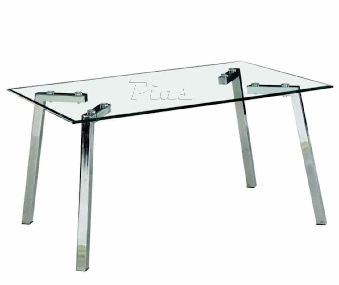 Mesa Cocina Comedor Vidrio Templado - Cromada! Mondial/140 ... Mesa Cocina Comedor Vidrio Templado - Cromada! Mondial/140 ...
