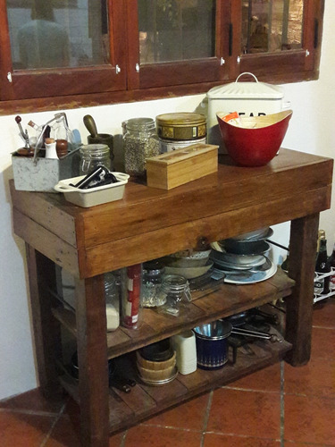 Mesa Cocina Rustica Madera Y Hierro - $ 3.200,00 en Mercado Libre Mesa Cocina Rustica Madera Y Hierro - $ 3.200,00 en Mercado Libre