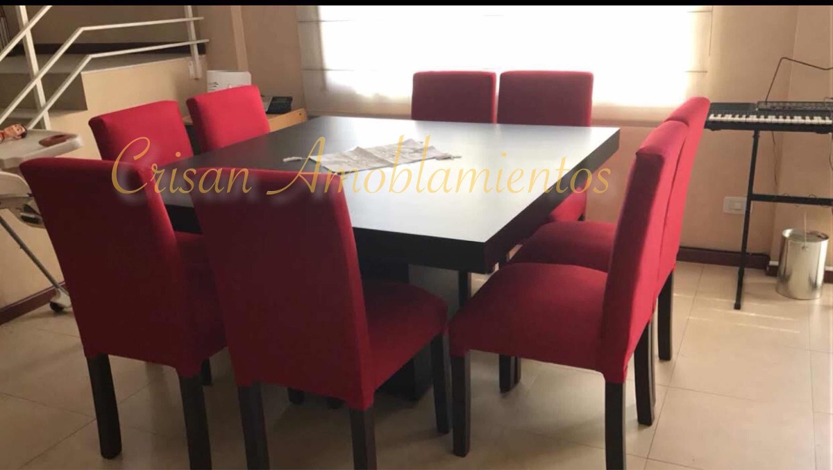 Mesa Cocina/comedor Cuadrada1,40+8 Sillas Vestidas ,oferta ... Mesa Cocina/comedor Cuadrada1,40+8 Sillas Vestidas ,oferta ...