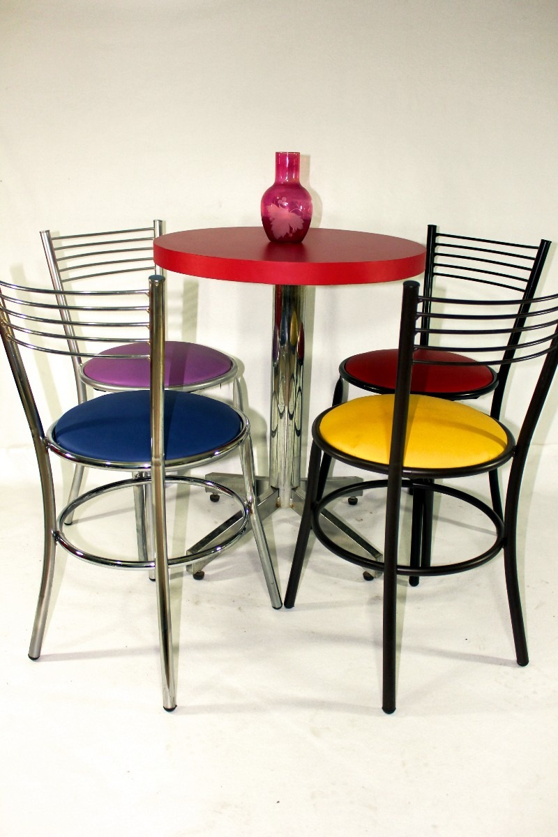 Mesa Comedor Con 4 Sillas Mobiliario Bar Cafe Restaurante ... Mesa Comedor Con 4 Sillas Mobiliario Bar Cafe Restaurante ...