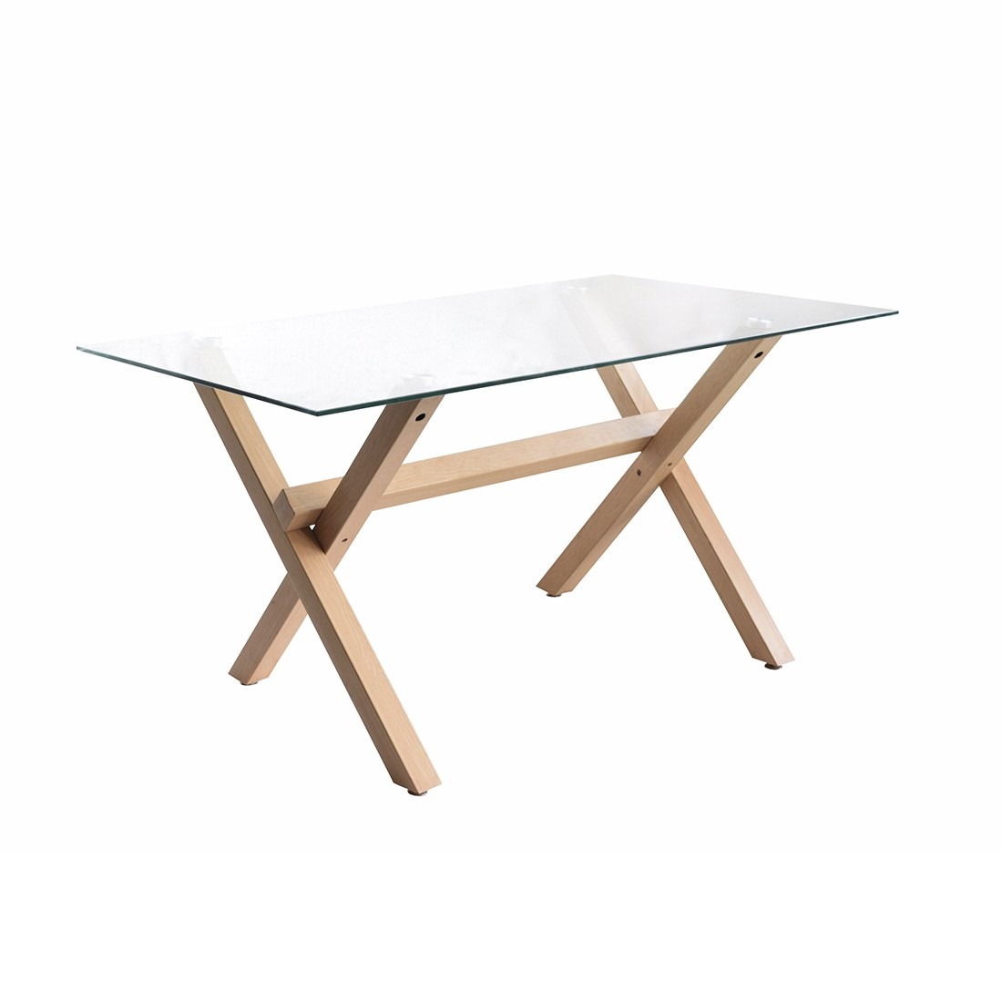 Mesa Comedor Cross Natural 145x90x75x10mm Tubo /deco Online ... Mesa Comedor Cross Natural 145x90x75x10mm Tubo /deco Online ...
