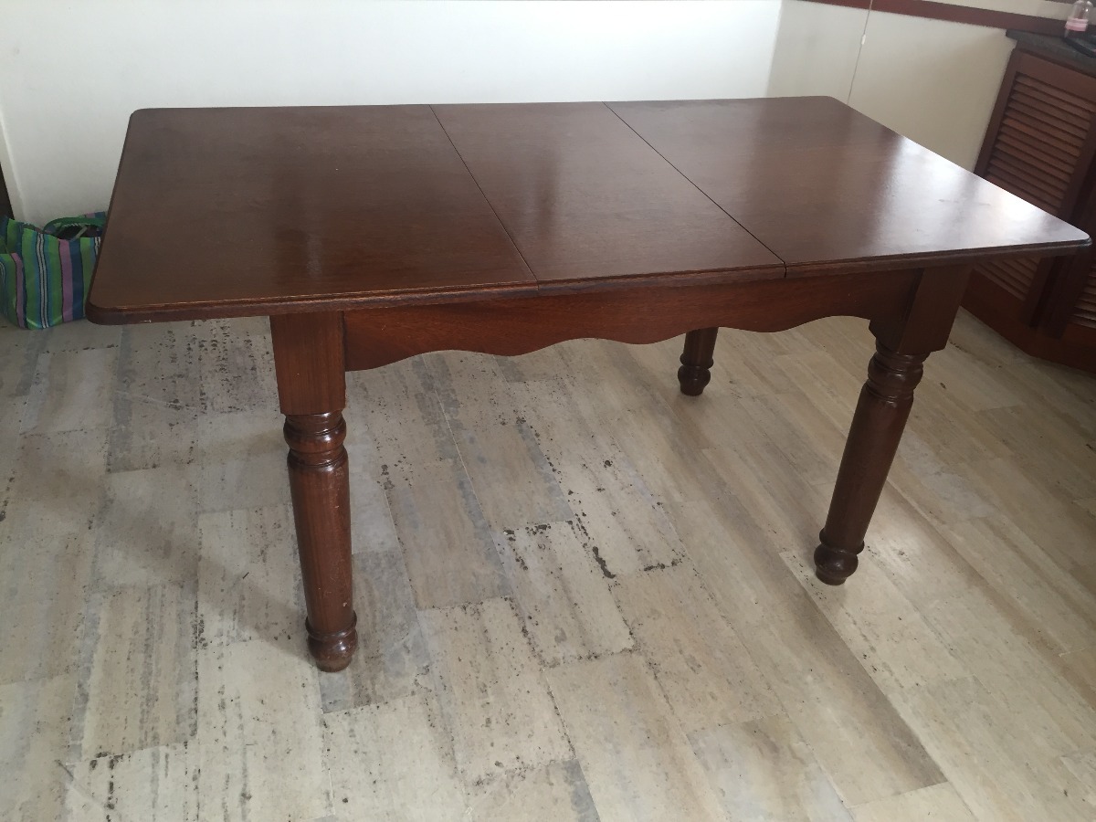 Mesa Comedor De Roble Macizo Extensible Patas Torneadas - $ 13.499 ... Mesa Comedor De Roble Macizo Extensible Patas Torneadas - $ 13.499 ...
