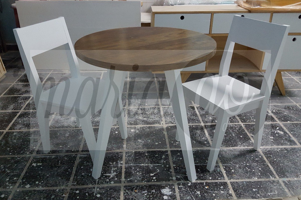 Mesa Comedor Diseño Nordico Escandinavo Redonda 80 Cm Diam - $ 3.500 ... Mesa Comedor Diseño Nordico Escandinavo Redonda 80 Cm Diam - $ 3.500 ...