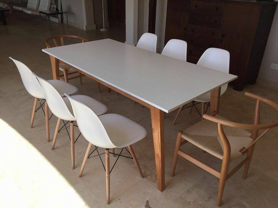 Mesa Comedor Estilo Escandinavo 1,80 X 0,90 + 6 Sillas Eames ... Mesa Comedor Estilo Escandinavo 1,80 X 0,90 + 6 Sillas Eames ...