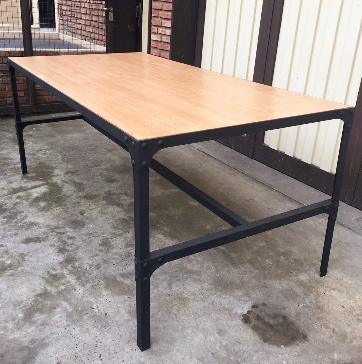 Mesa Comedor Estilo Industrial. Hierro Y Madera. Fabricantes ... Mesa Comedor Estilo Industrial. Hierro Y Madera. Fabricantes ...