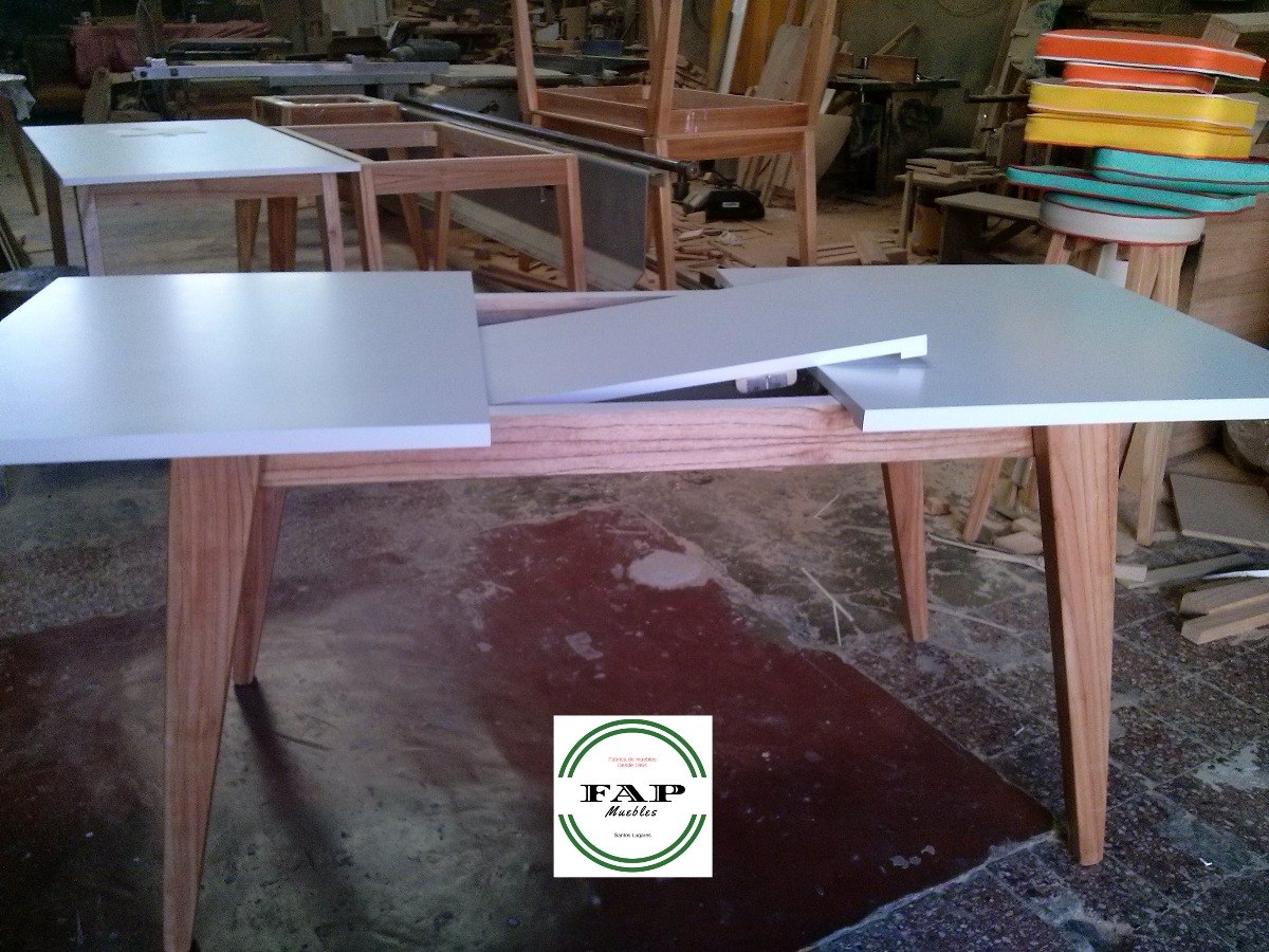 Mesa Comedor Extensible 120/160 Vintage Nordico Laca Blanca ... Mesa Comedor Extensible 120/160 Vintage Nordico Laca Blanca ...