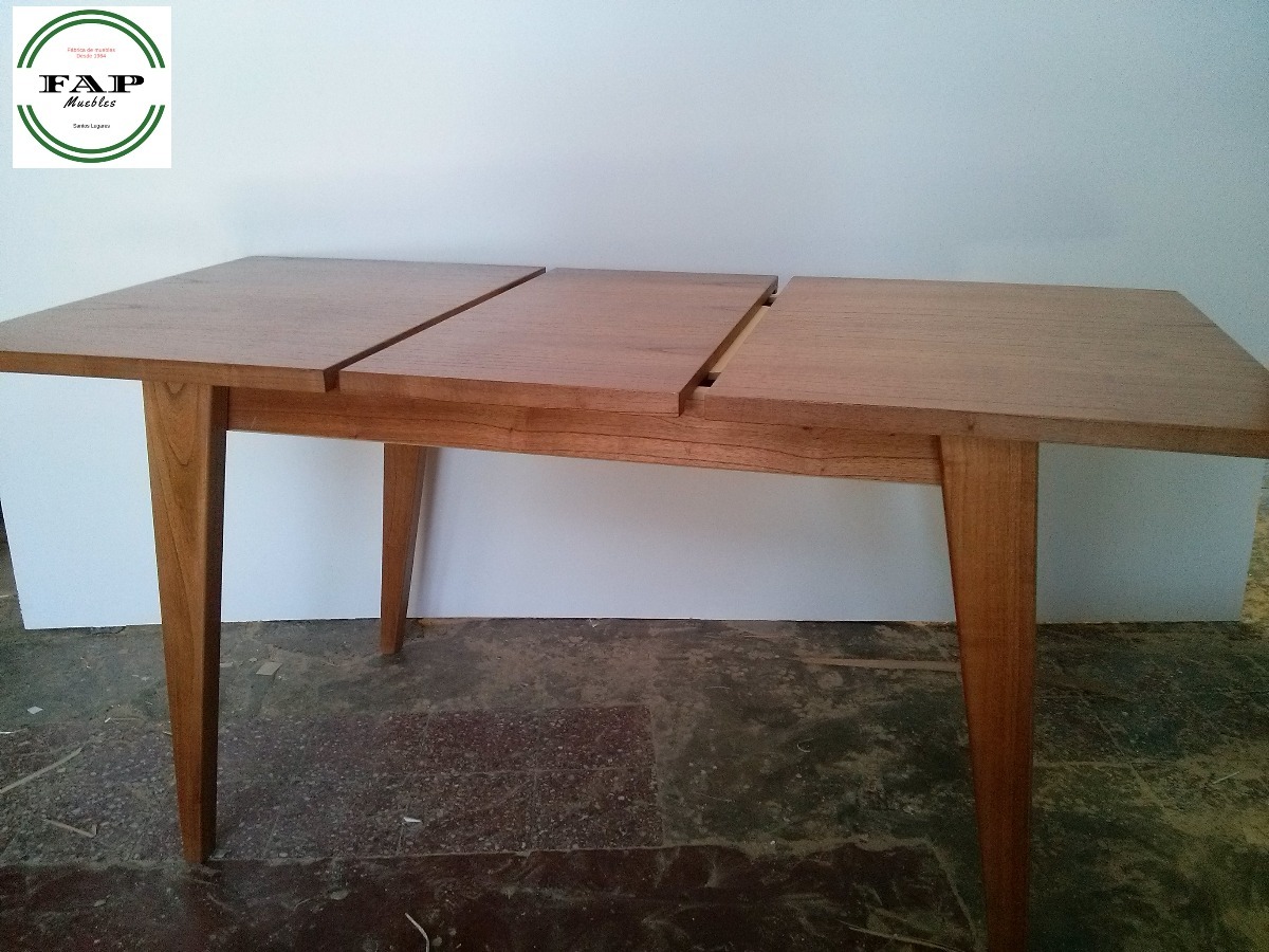 Mesa Comedor Extensible 180/220 Vintage Nordico Todo Madera ... Mesa Comedor Extensible 180/220 Vintage Nordico Todo Madera ...