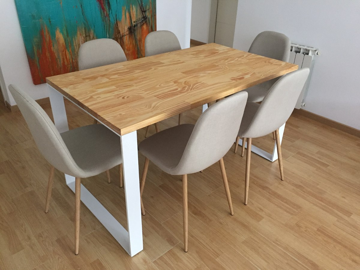 Mesa Comedor Industrial Hierro Y Madera 1,40x80. - $ 10.400,00 en ... Mesa Comedor Industrial Hierro Y Madera 1,40x80. - $ 10.400,00 en ...