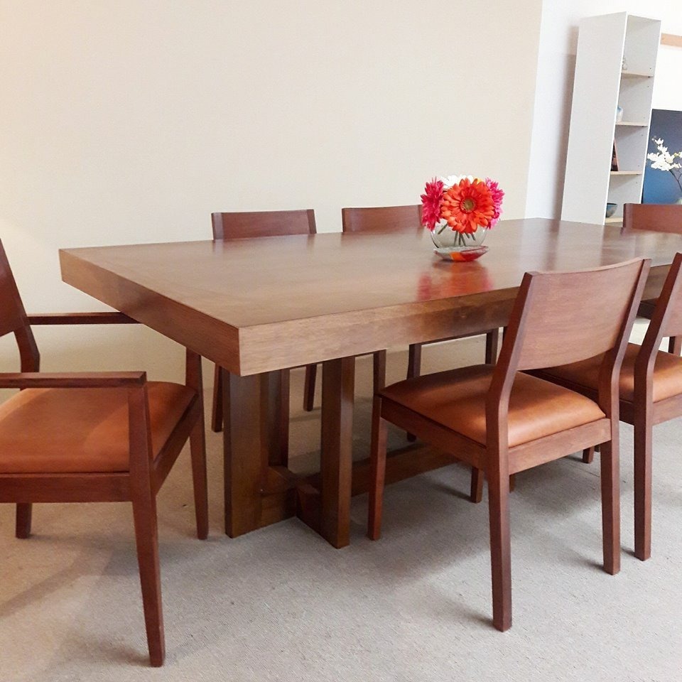Mesa Comedor Lustrada 180x90 Madera Maciza Forbidan Muebles ... Mesa Comedor Lustrada 180x90 Madera Maciza Forbidan Muebles ...