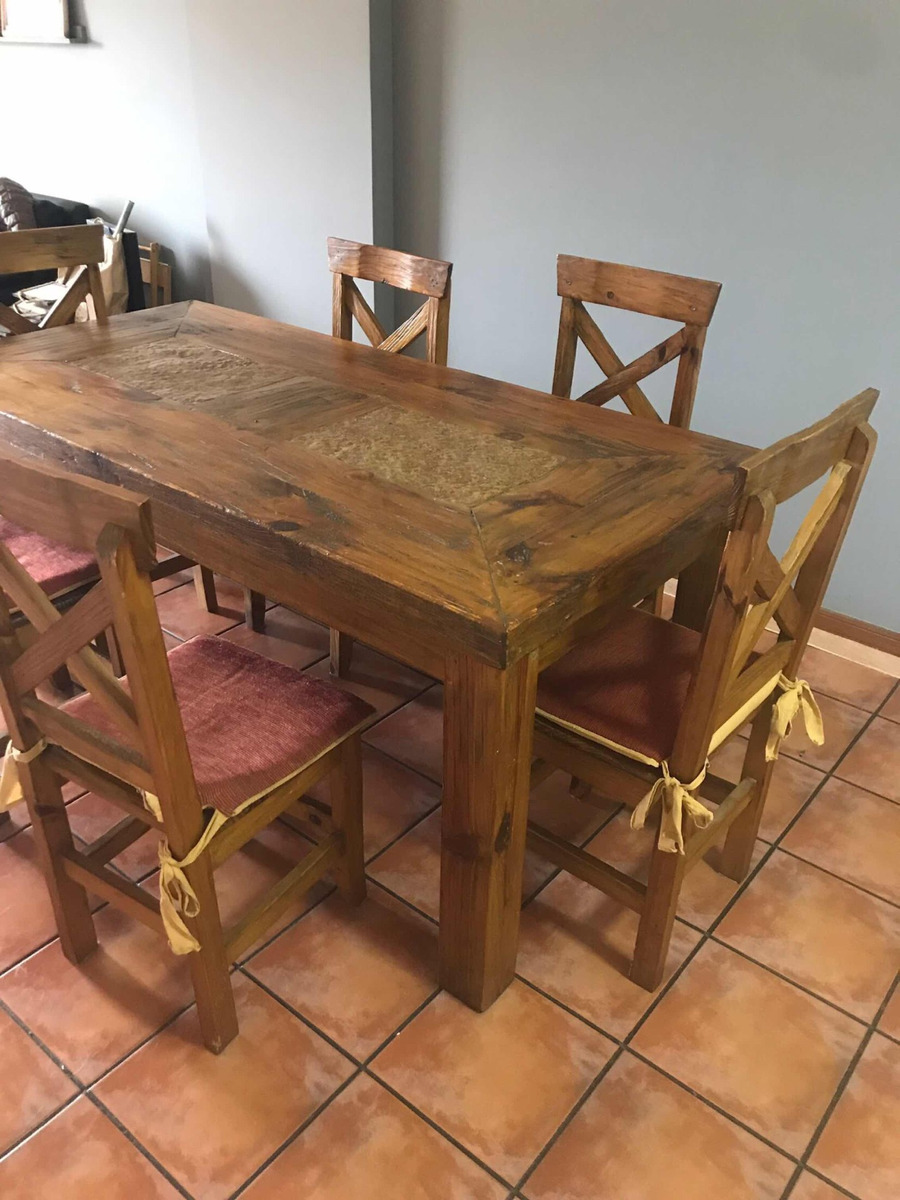 Mesa Comedor Madera Maciza - $ 13.000,00 en Mercado Libre Mesa Comedor Madera Maciza - $ 13.000,00 en Mercado Libre