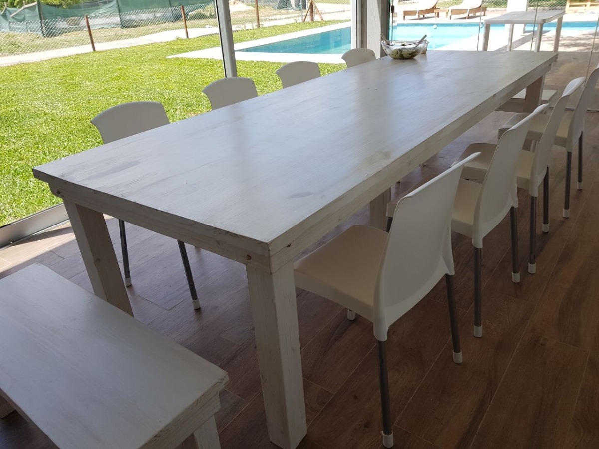 Mesa Comedor Madera Maciza Patinada Y Laqueada 2.20 X 1.20 - $ 4.940 ... Mesa Comedor Madera Maciza Patinada Y Laqueada 2.20 X 1.20 - $ 4.940 ...