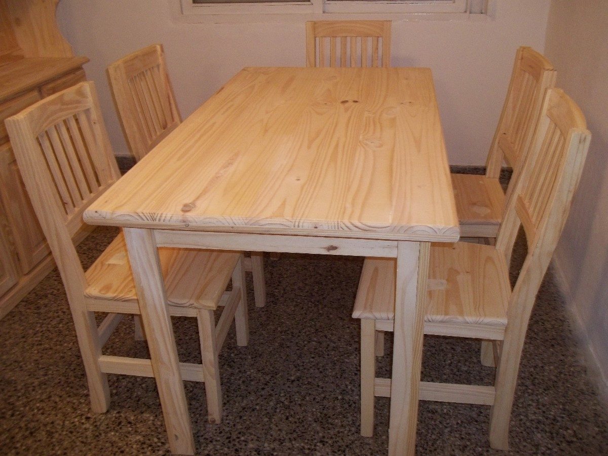 Mesa De Comedor Rectangular 1,40 Mts Muebles En Pino Macizo ... Mesa De Comedor Rectangular 1,40 Mts Muebles En Pino Macizo ...