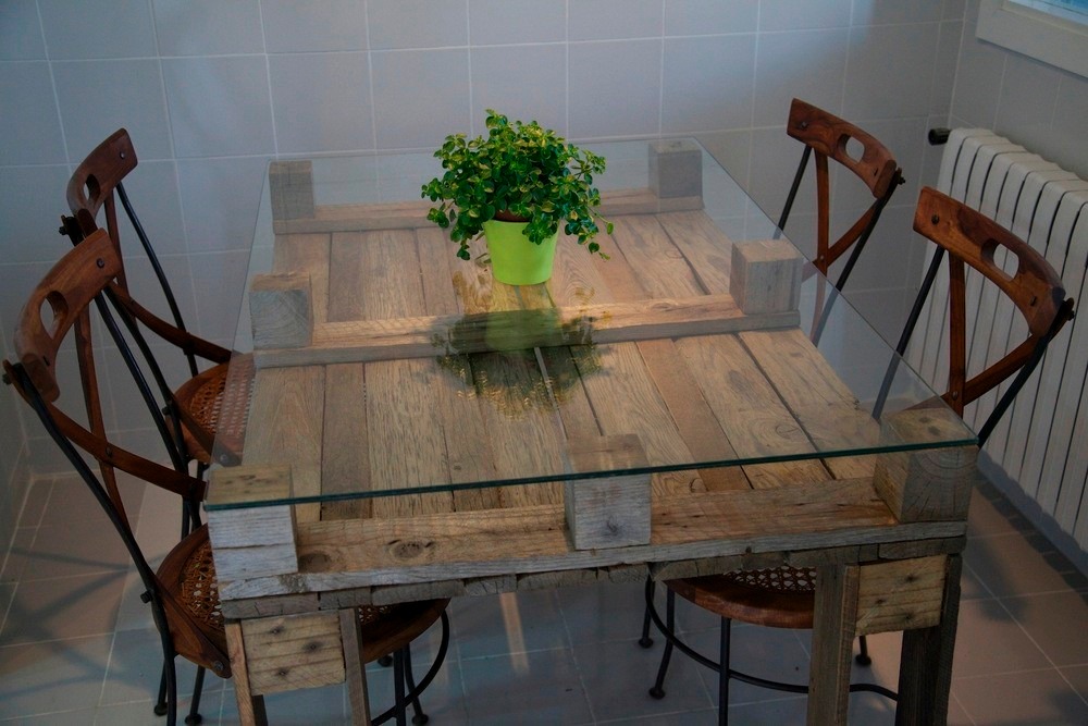 Mesa Comedor Palet Vintage Madera Reciclada, Pallets, Tarima ... Mesa Comedor Palet Vintage Madera Reciclada, Pallets, Tarima ...