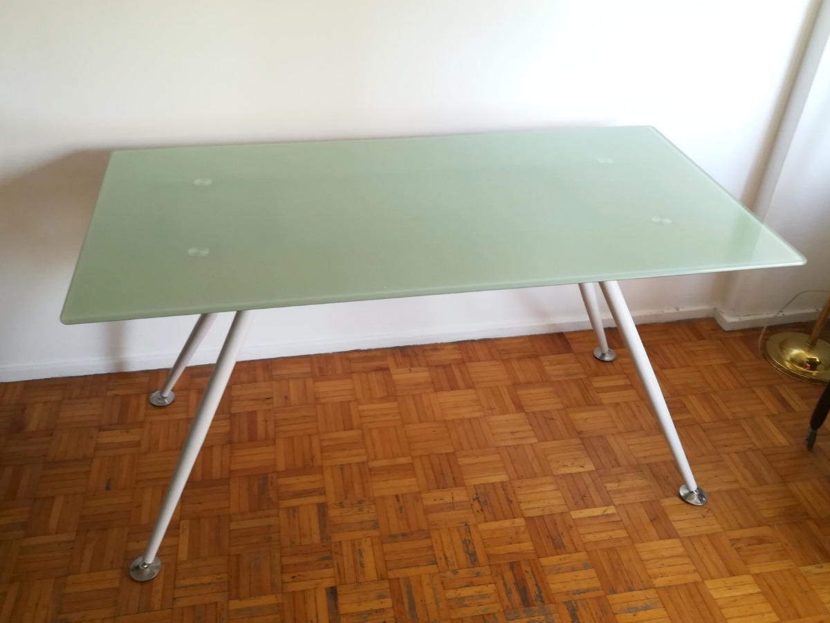 Mesa Comedor Rectangular Tipo Ikea Tapa De Vidrio 140x80cm - $ 2.500 ... Mesa Comedor Rectangular Tipo Ikea Tapa De Vidrio 140x80cm - $ 2.500 ...