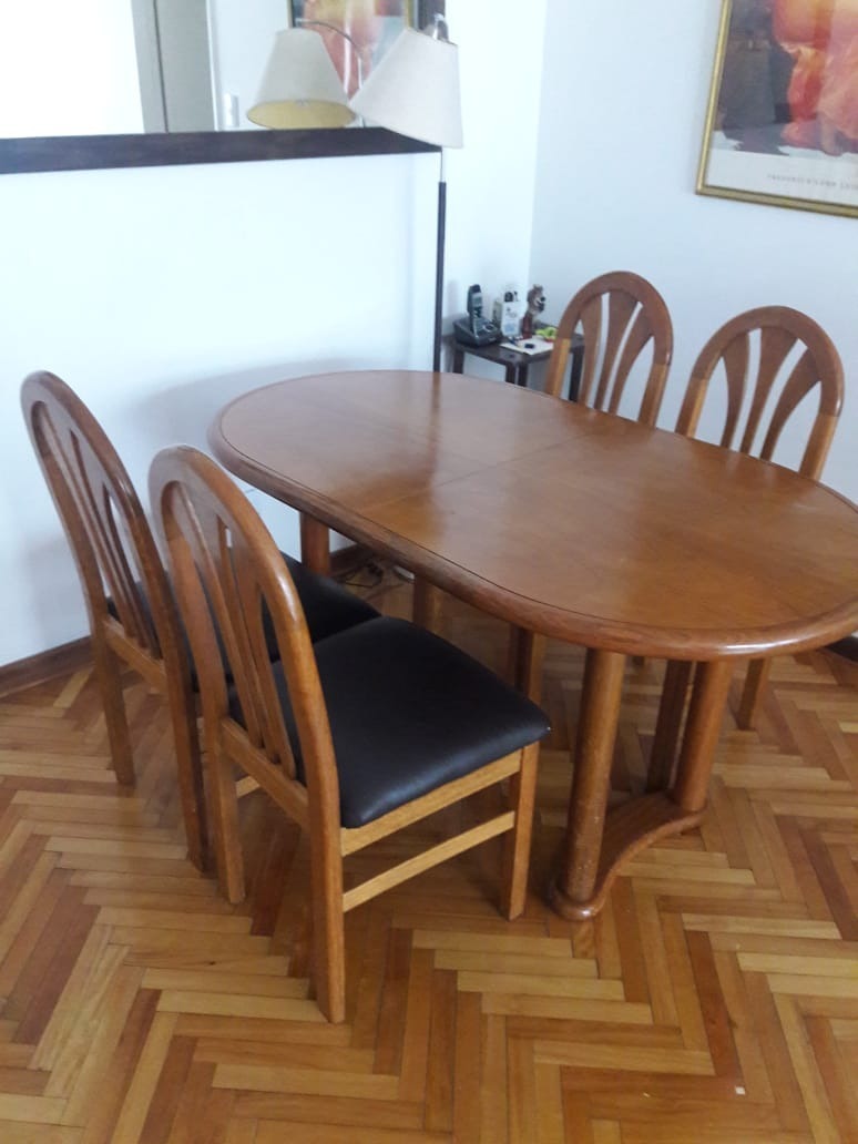 Mesa Comedor Roble - Extensible - 4 Sillas. - $ 7.500,00 en Mercado ... Mesa Comedor Roble - Extensible - 4 Sillas. - $ 7.500,00 en Mercado ...