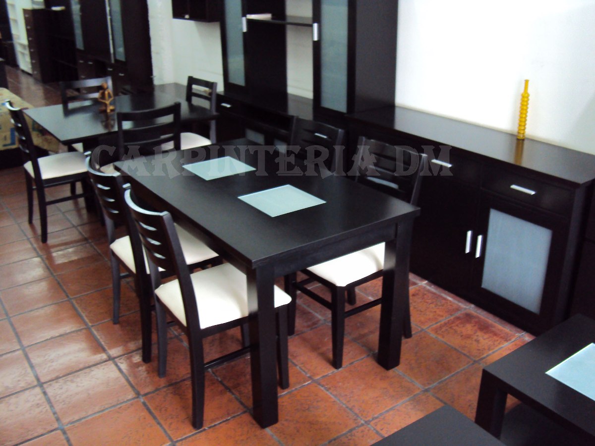 Mesa Comedor Wengue Con 2 Vidrios 140cm X 80c/carpinteria Dm ... Mesa Comedor Wengue Con 2 Vidrios 140cm X 80c/carpinteria Dm ...