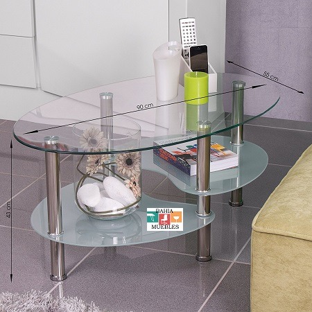 Mesa centro vidrio templado Mesa centro vidrio templado