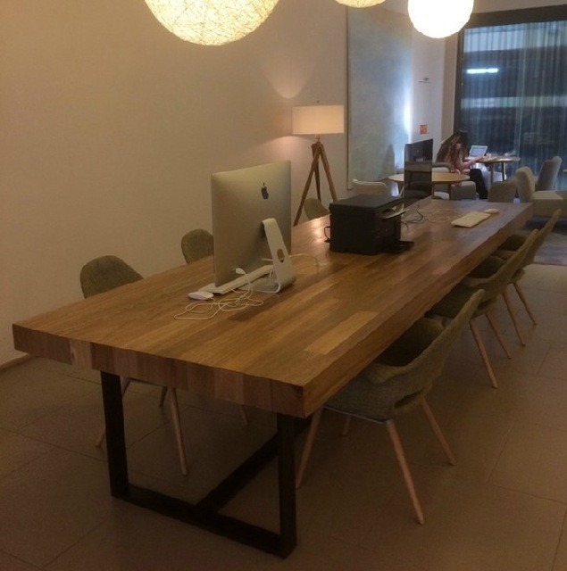 Mesa De Comedor 80x2.00 Madera Maciza Finger Y Hierro - $ 13.576,20 ... Mesa De Comedor 80x2.00 Madera Maciza Finger Y Hierro - $ 13.576,20 ...