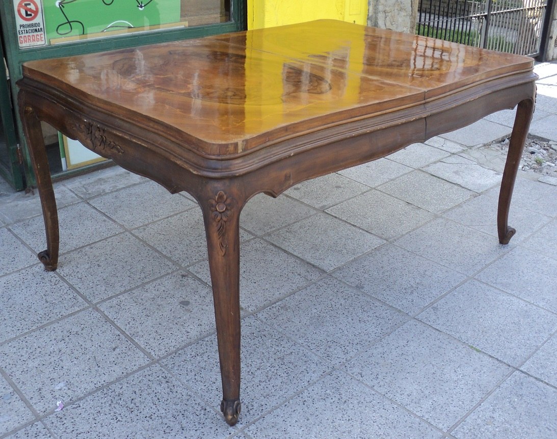 Mesa De Comedor Antigua Estilo Francés Luis Xv - No Inglés - $ 7.490 ... Mesa De Comedor Antigua Estilo Francés Luis Xv - No Inglés - $ 7.490 ...