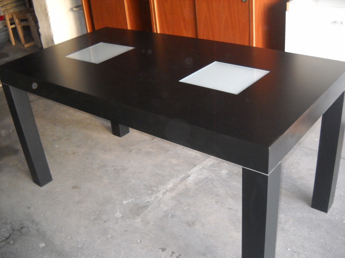 Mesa De Comedor En Casanova De 120 Y 140 + 4 Sillas Wengue ... Mesa De Comedor En Casanova De 120 Y 140 + 4 Sillas Wengue ...