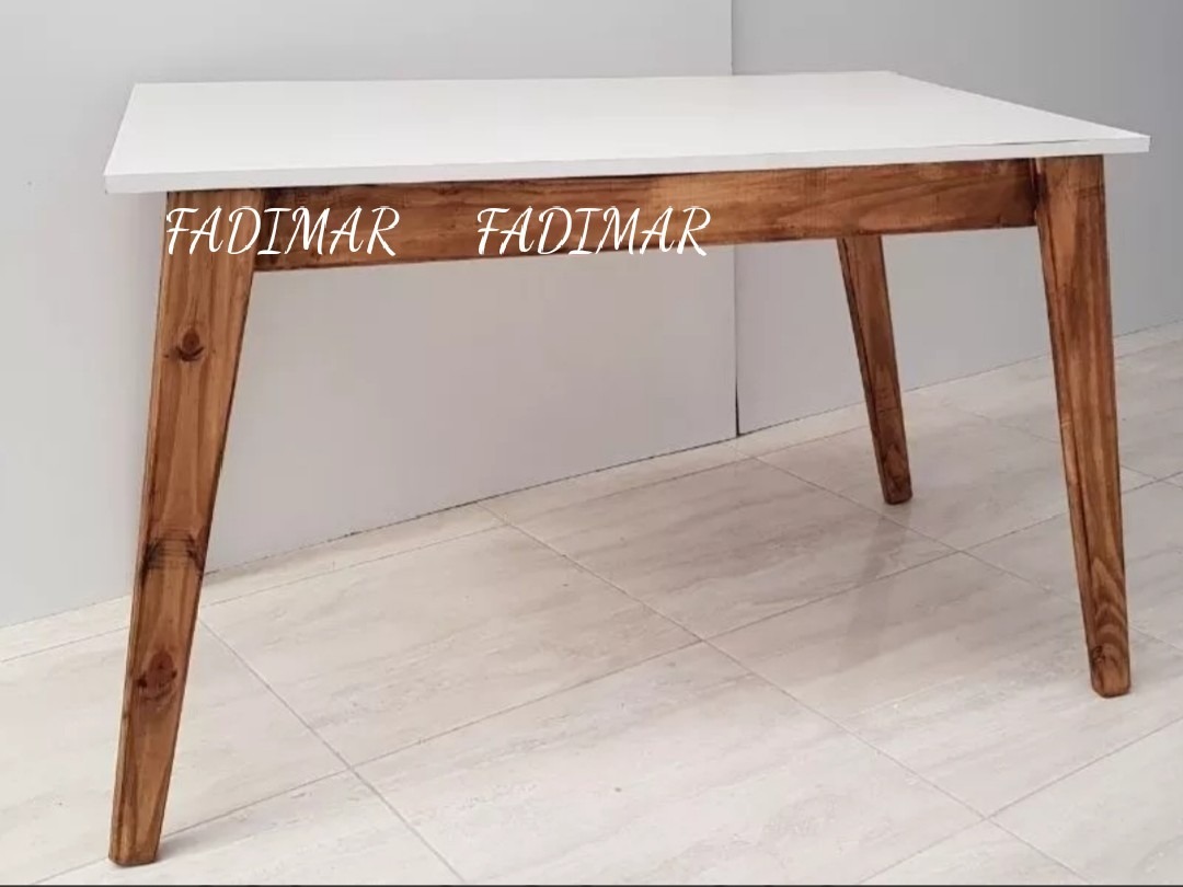 Mesa De Comedor Estilo Vintage Base Blanca - $ 2.199,99 en Mercado Libre Mesa De Comedor Estilo Vintage Base Blanca - $ 2.199,99 en Mercado Libre