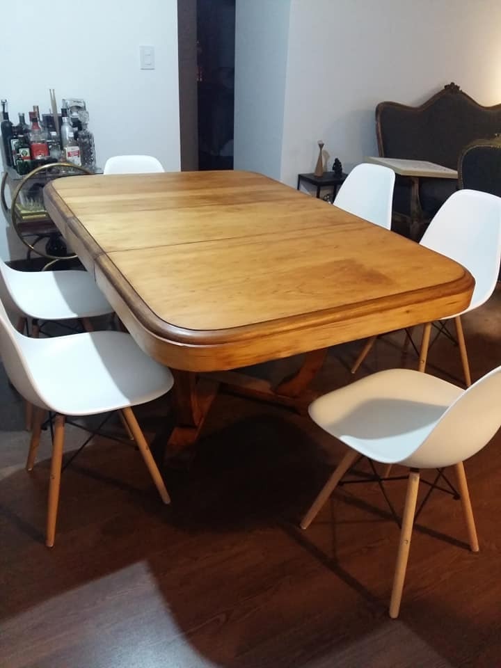 Mesa De Comedor Extensible Art Decó Restaurada - $ 7.500,00 en ... Mesa De Comedor Extensible Art Decó Restaurada - $ 7.500,00 en ...